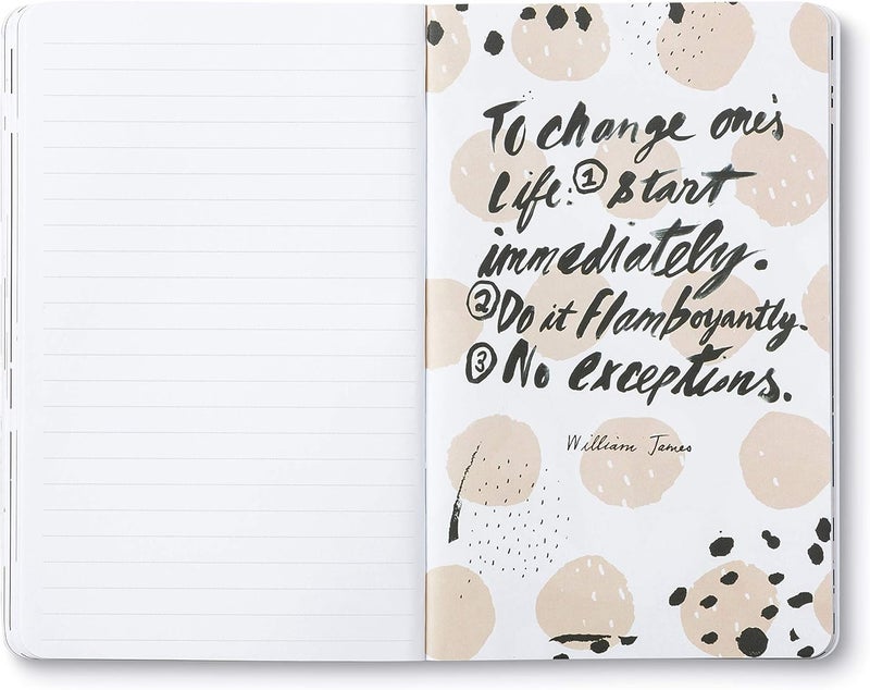 Compendium Softcover Journal - Life is Always Now. – A Write Now Journal with 128 Lined Pages, 5″W x 8″H - Image 3